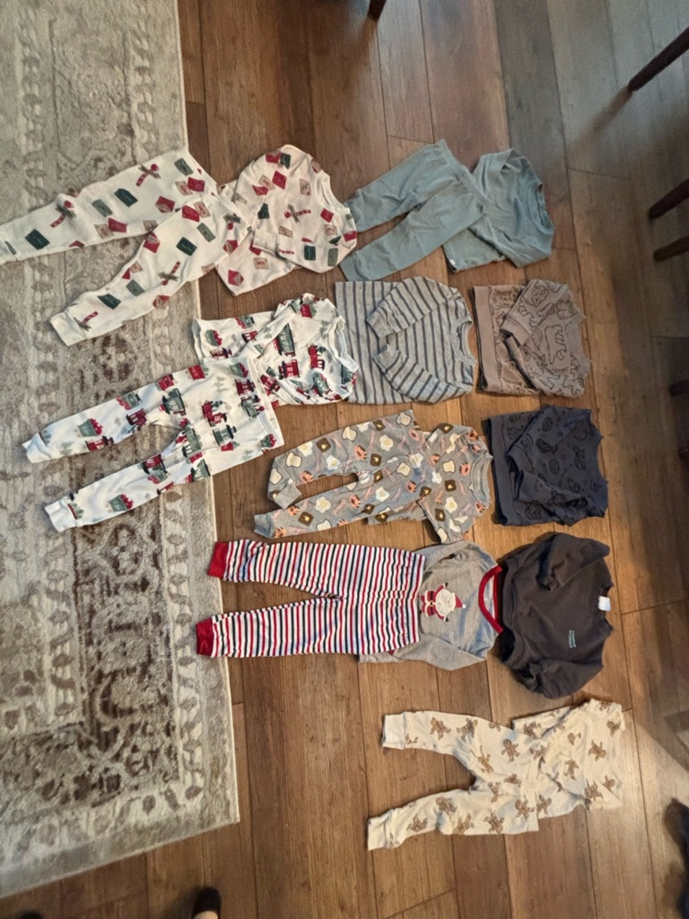 18 month toddler boys sweatshirts & Christmas pajamas